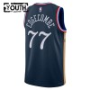 Canotte Bambino Philadelphia 76ers VJ Edgecombe Nike 2025-26 City Edition Navy Swingman
